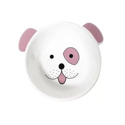 Comedouro The Pets Porcelana Face Dog Rosa 350Ml - 1 Unidade