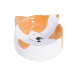Comedouro The Pets Porcelana Laranja 250Ml - 1 Unidade
