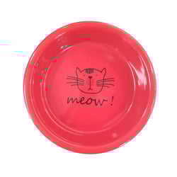 Comedouro The Pets Porcelana Para Gatos Vermelho 250Ml - 1 Unidade