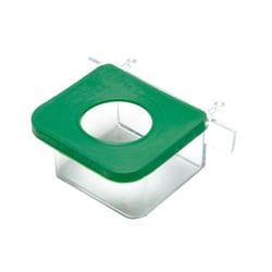 Comedouro Tudo Pet Com 1 Furo Para Pássaros - Cores Sortidas - 1 Unidade