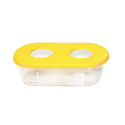 Comedouro Tudo Pet Oval Com Furos Para Pássaros - 1 Unidade - Tamanho M