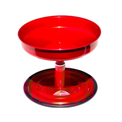 Comedouro Vida Mansa Au Au Vermelho Para Cães - 1 Unidade