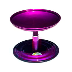 Comedouro Vida Mansa Miau Miau Violeta Para Gatos