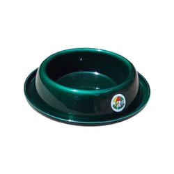 Comedouro Vida Mansa Tigela Alumínio Verde Para Cães E Gatos - 1 Unidade - 200 Mililitros