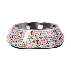 Comedouro Zooz Pets Snoopy Melamina Mel100-Mupk Para Cães - Tamanho P