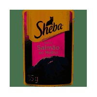 Comida Úmida Sheba Sabor Salmão Ao Molho - 85G