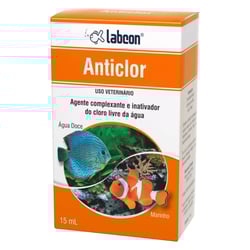 Condicionador De Água Anticloro Labcon Peixes - 15Ml