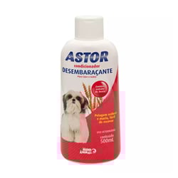 Condicionador Desembaraçante Astor Mundo Animal Para Cães E Gatos - 500Ml