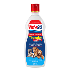 Condicionador Tira-Odor Vet+20 Para Cães E Gatos - 500Ml - 250 Mililitros