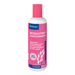 Condicionador Virbac Episoothe Para Pele Sensível De Cães E Gatos - 250Ml - 250 Mililitros