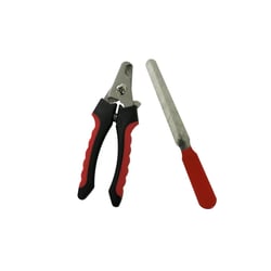 Cortador De Unha Com Lixa Para Caes Preto Napi 12Cm