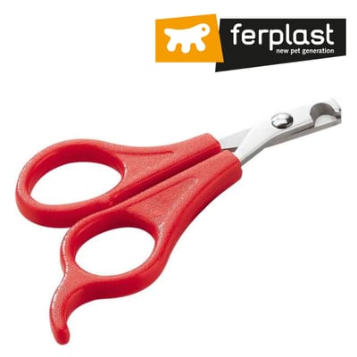 Cortador De Unhas Tesoura Ferplast Vermelha Para Gatos