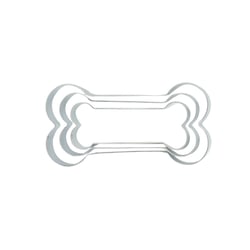 Cortador Decorativo Oikos 3 Em 1 Formato De Osso - Kit Para Casa E Jardim