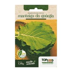 Couve Manteiga Da Georgia Tradicional Topseed Garden - 1 Pacote De Sementes