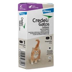 Credeli Antipulgas E Carrapatos Elanco Para Gatos De 0,9 A 2Kg - 1 Comprimido