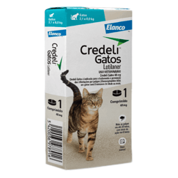 Credeli Antipulgas Para Gatos De 2,1 A 8Kg - 1 Comprimido