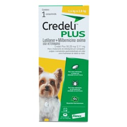 Credeli Plus Antipulgas Para Cães De 1,4Kg A 2,8Kg - 1 Comprimido