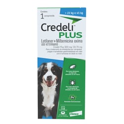 Credeli Plus Antipulgas Para Cães De 22 A 45Kg - 1 Comprimido
