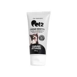 Creme Dental Petz Carvão Ativado Para Cães E Gatos - 60G