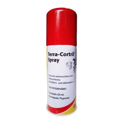 Curativo Dermatológico Terra Cortril Spray Zoetis - 125Ml