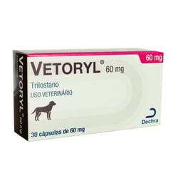 Dechra Vetoryl 60Mg Para Cães - 30 Cápsulas