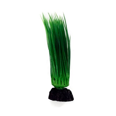 Decoração Para Aquários Planta Plástica Soma Verde 10Cm - 1 Unidade