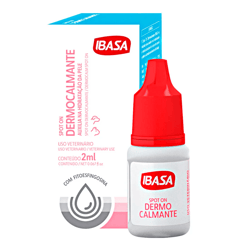 Dermocalmante Ibasa Spot On - Cães E Gatos - 2Ml - 1 Unidade