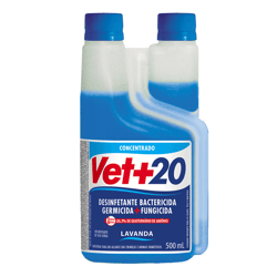 Desinfetante Bactericida Vet+20 Lavanda 500Ml - 1 Unidade - 500 Mililitros