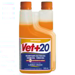 Desinfetante Bactericida Vet+20 Limão Cravo 500Ml