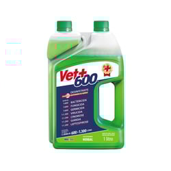 Desinfetante Bactericida Vet+600 Herbal Concentrado - 1 Litro