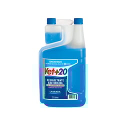 Desinfetante Concentrado Vet+20 Lavanda - Para Ambientes De Casa E Jardim - 2 Litros