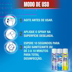 Desinfetante Spray Lysol Brisa Da Manhã - 360Ml
