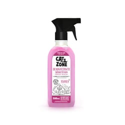 Desinfetante Spray Xô Bactérias Flores Cat Zone 500Ml Para Gatos