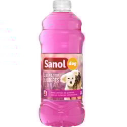 Eliminador De Odores Floral Sanol Dog - 2 Litros