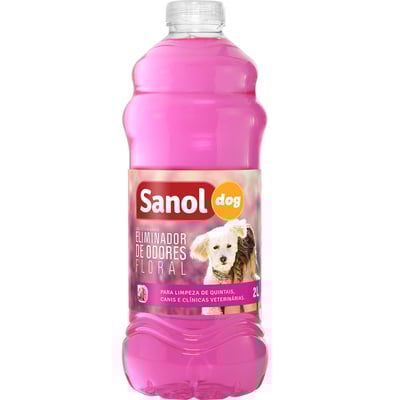 Eliminador De Odores Floral Sanol Dog - 2 Litros