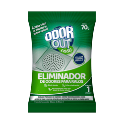 Eliminador De Odores Odorout Pastilha Para Ralos - 70G