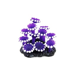 Enfeite De Silicone Coral Roxo Soma - 1 Unidade
