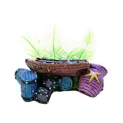 Enfeite Lester Barril Com Canoa
