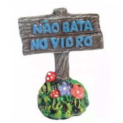Enfeite Não Bata No Vidro Trema Único - 1 Unidade