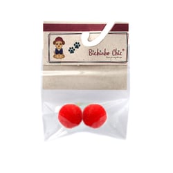 Enfeite Pom Pom Bichinho Chic P Para Cachorros