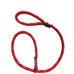 Enforcador Corda Grossa Multipatas 1,5M Vermelho Para Cães - 1 Unidade