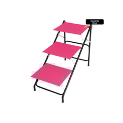 Escada E Rampa Tubline Big N°7 Rosa Para Cães E Gatos