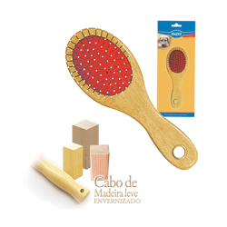 Escova De Pino Chalesco Para Cães - Tamanho G