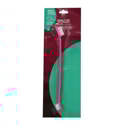 Escova Dental Dupla Animalíssimo Rosa - 1 Unidade