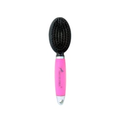 Escova Dupla Germanhart Gel Rosa Para Cães - Tamanho M