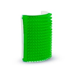 Escova Massageadora Truqys Pets Coçadinha Para Gatos Verde - 1 Unidade