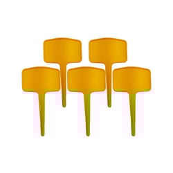 Etiqueta Top Garden Amarela - 5 Peças Para Jardim - Tamanho 1