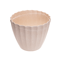 Evo Vaso Plissado Marfim M - 1 Unidade