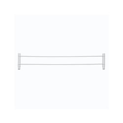 Extensor Portão Gudim Para Cães - 10Cm Metalon Branco - 10 Centímetros