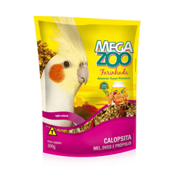 Farinhada Megazoo Mel, Ovos E Própolis Para Calopsita - 300G